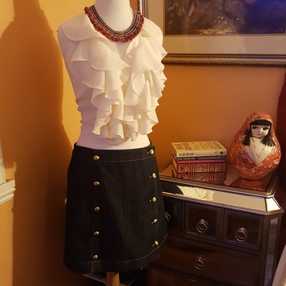 Michael Kors Dresses & Skirts - Michael Kors Jeans Skirt